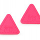Ozdoba / nášivka / ochrana švíkov na odevy 25 mm, 10ks, ružová neón
